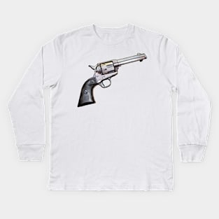 Wearin' my six-shooter, ridin' my pony Kids Long Sleeve T-Shirt